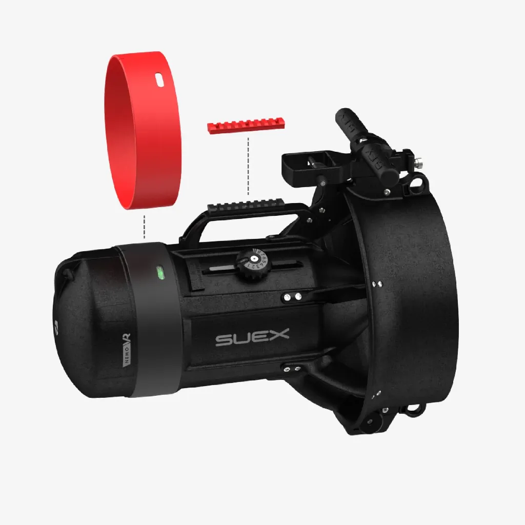 SUEX VR Series Ring with Picatinny Rail red 2.webp